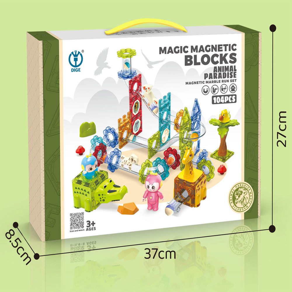 Magnetic Tiles & Blocks 41 Pcs Building Blocks Set