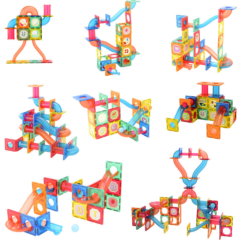 Marble Run Race Toy Track 178 Pcs Play Set