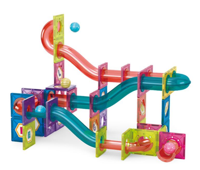 Magnetic Marble Run Blocks 115 Pcs- STEM Toys