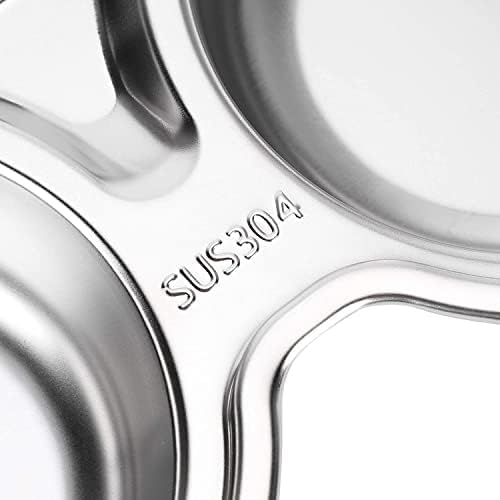 Rabbit Stainless Steel 3 Compartment Meal Plate for Kids