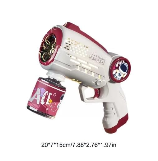 Astronaut Automatic Light Up Electric Bubble Machine Bubble Gun