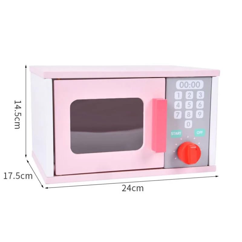 Wooden Microwave Oven Accessories  pretend  kitchen Set