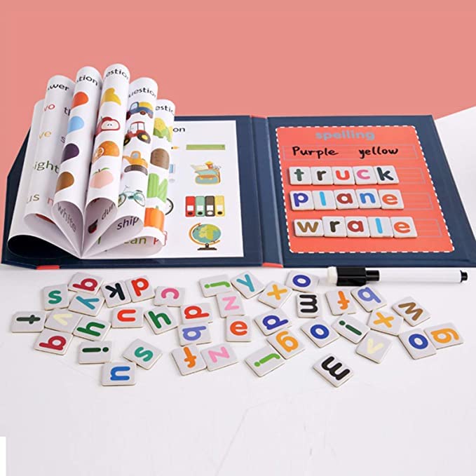 Portable Magnetic Word- Spelling Book Game