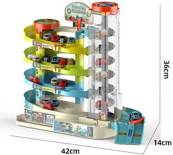 5 Level Light & Music Electric Parking Lot Toy-Automatic & Manual