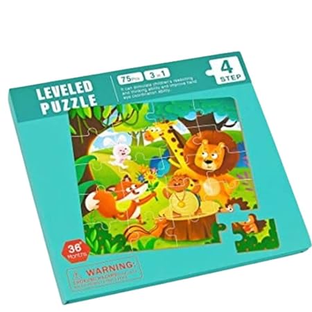 3 in 1-Magnetic Jigsaw Puzzles for Kids-20-25-30 Piece  Puzzles Book for Toddlers