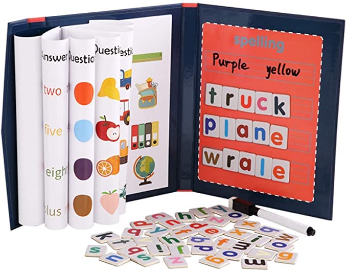 Portable Magnetic Word- Spelling Book Game