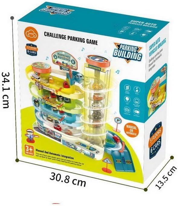 5 Level Light & Music Electric Parking Lot Toy-Automatic & Manual