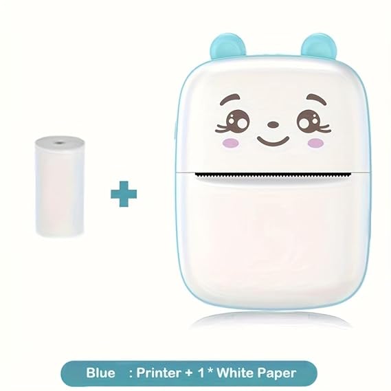 Mini Portable Pocket Printer with USB Cable- Inkless Instant Printing