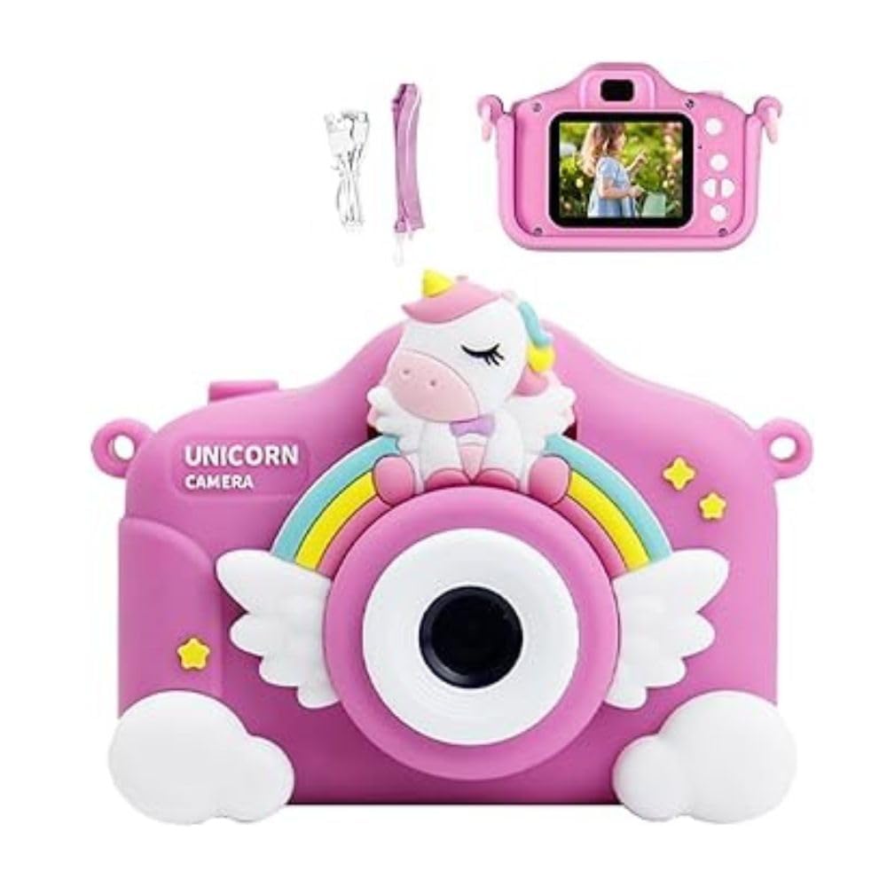 Digital Mini  Camera Toys with Shark Silicone Cover