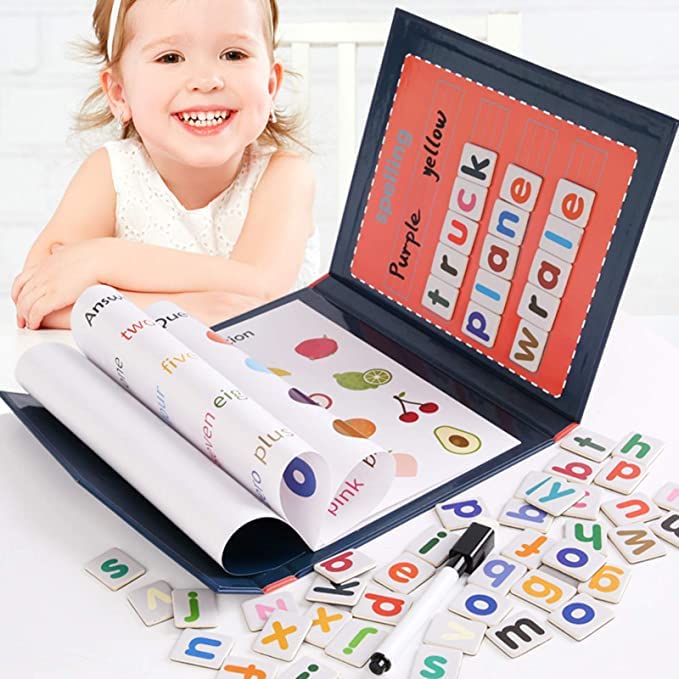 Portable Magnetic Word- Spelling Book Game