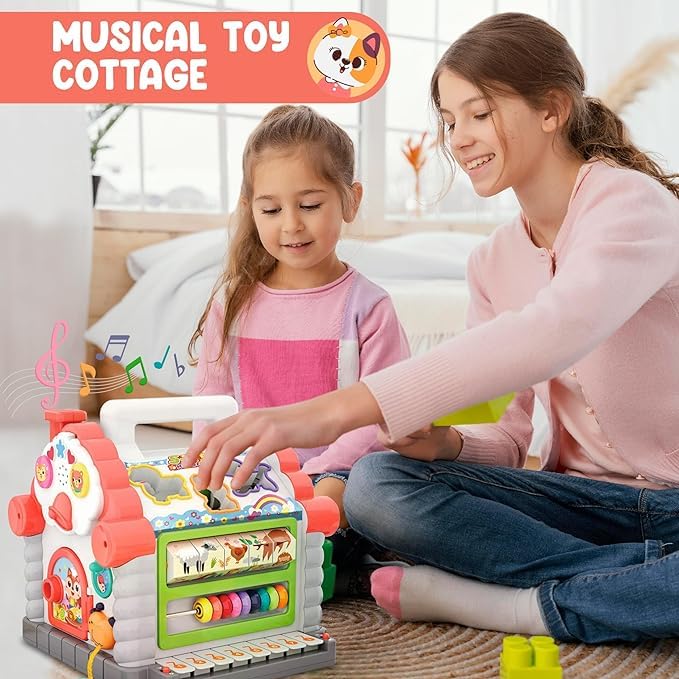 Musical Baby House Early Educational Toy with Design Sorter