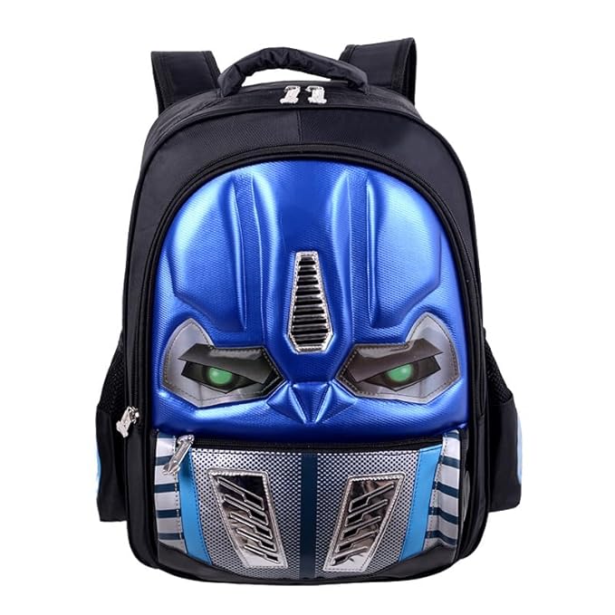 3D School Backpack with Luminous Eyes- Waterproof Lightweight Backpack for Kids