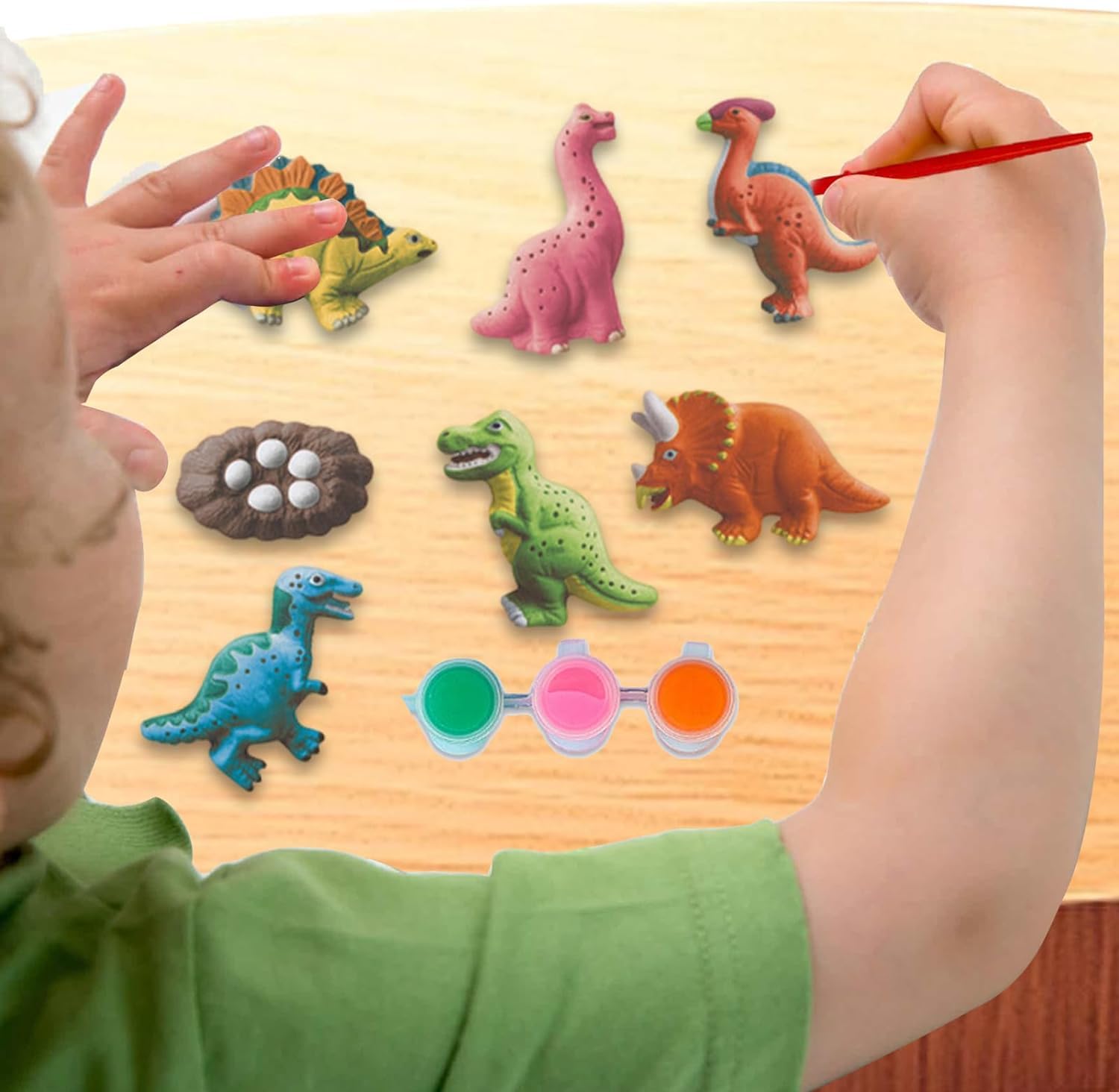 DIY Gypsum Fridge Magnet Plaster Painting Kit for Kids