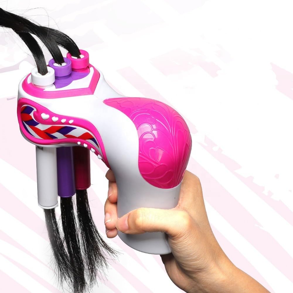 DIY Realistic Hair Brading Machine with Accessories for Girls