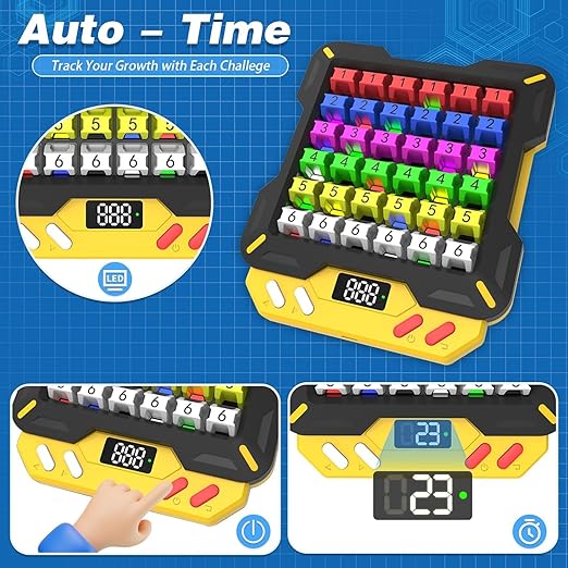 Electronic Sudoku Game - 4-in-1, 6x6 and 4x4 Grids, 14 Levels 3500+Challenges for Kids and Adults