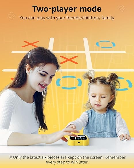 Classic Tic-Tac-Toe Board Game, 3x3 Grid, Analytical Skills-Family Fun games