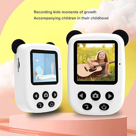 Camera Toys with Silicone Cover, Digital Mini Camera for Kids with Video Recording MP3 Music- 1.2-inch HD Screen-16 Interesting Photo Effects - Camera for Kids